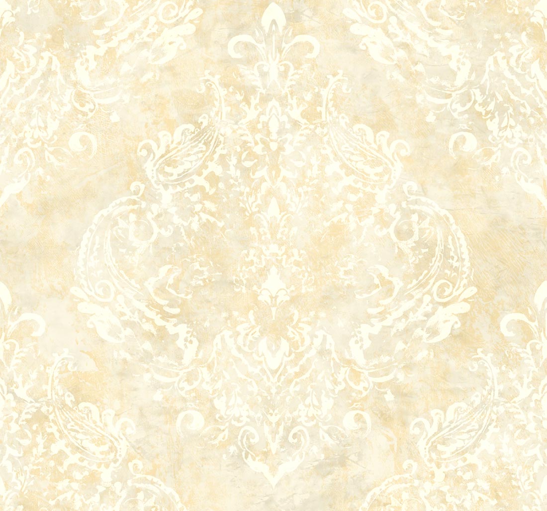 Damask Resource Library Cathedral Damask Wallpaper - Taupe – US Wall Decor